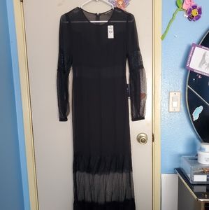 Express long sleeve and length dress